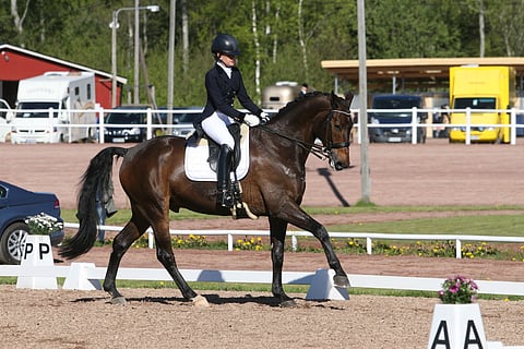 Anna Tallberg ei herpaantunut nuorten koulufinaalissa.