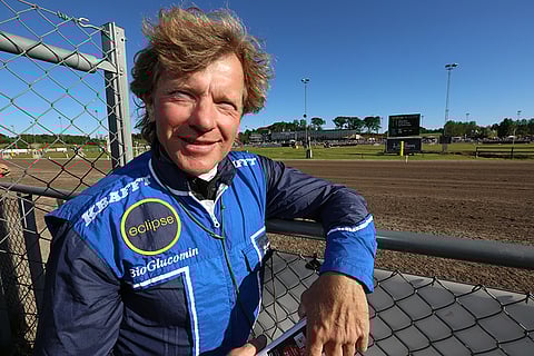 Ultimate Critic Teivossa, Fernando Vixi Solvallassa, Korvenojalla on aihetta hymyyn. Kuva: Jarno Unkuri