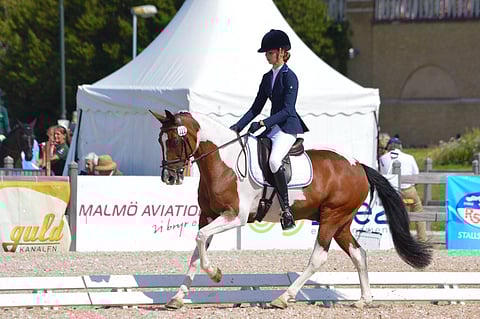 Johanna Pohjonen ratsasti huipputulokset kenttä-EM:ien koulukokeessa.