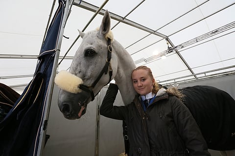 Rosa Mäkelä ja Virgin Express lokakuun alussa.