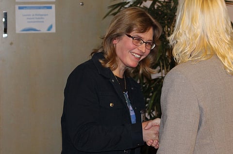 Ravivalmentaja Meri Elomaa.