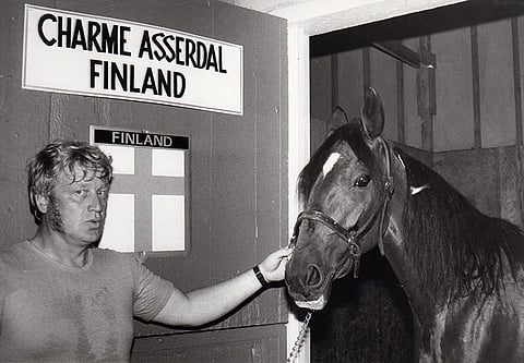 Charme ja Timo Eve helteisessä New Yorkissa toisella MM-matkallaan. Kuva: Hevosurheilun arkisto