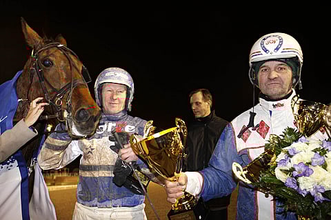 Raskaansarjan hevosmiehet Pekka Korpi ja Jukka Kinnunen sekä Talvimaljan sankari Amazing Soul olivat Vermossa huomion kohteina.