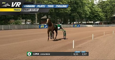 Virtuaalihevoset juoksevat rahaa Ruotsin raviurheilulle