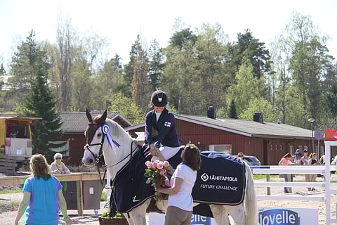 Tiiu Tiihonen aloitti GP-sarjan voitokkaasti.