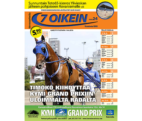 Tänään ravataan Seinäjoella sekä Kajaanissa