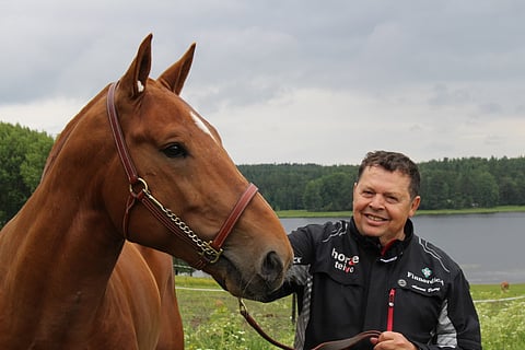 Ravikuningas Vitter ja valmentaja Jalmari Svart.