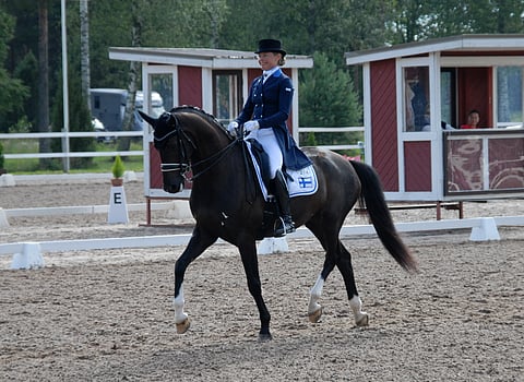 Mikaela Fabricius-Bjerre ja Skovlund's Gamin.