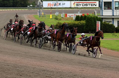 Jorma Kontion ohjastama ME-ori Readly Express (5) on nyt myös derbyvoittaja.