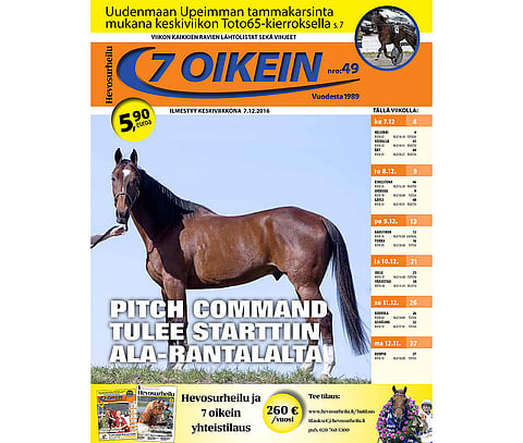 7 oikein tulee tänään