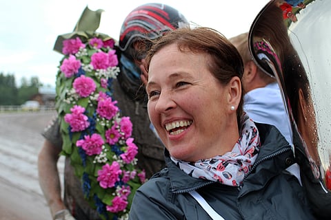 Marjo Kivimaa sanoo, että Linnan juhlat olivat hieno kokemus ja erityisesti upea kunnianosoitus.