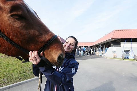 Henna Halme sai vastaanottaa kunniatehtävän Vermossa keskiviikkona.