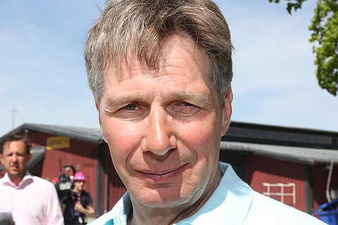 Jorma Kontio ajaa Up And Quickiä Elitloppetissa. Kuva: Jarno Unkuri