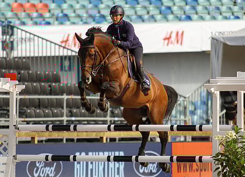 Juulia Jyläs ja Finishing Touch Wareslage verryttelemässä EM:issä viime kesänä. 