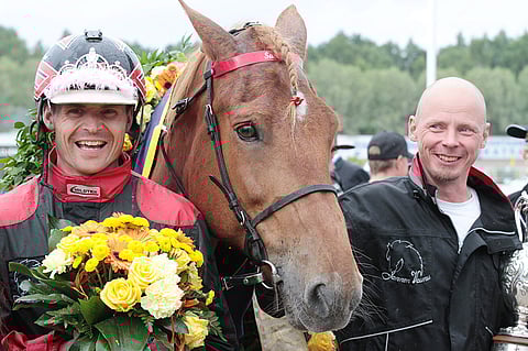 Ravikuningatar Saaga S havittelee ohjastaja Matti Nisosen ja valmentaja Ilkka Pyysalon kanssa paluuta voittokantaan Mikkelissä.