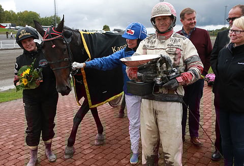 Tapio Perttunen onnistui Lolo Leen kanssa oikeassa paikassa.
