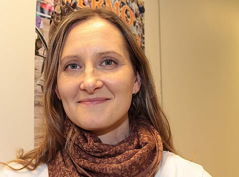 Reija Junkkari aikoo aloittaa oman praktiikan. Kuva: Jarno Unkuri.