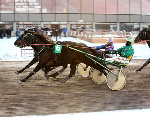 Erkki-Pekka Mäkisen ajokki VIxpress Li piti Hotshot Lucan niukasti takanaan.