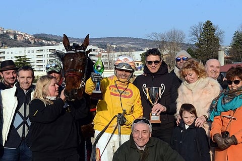 Peace of Mind ja Alessandro Gocciadoro voittivat näin iloisissa tunnelmissa kuukausi sitten Triestessä.