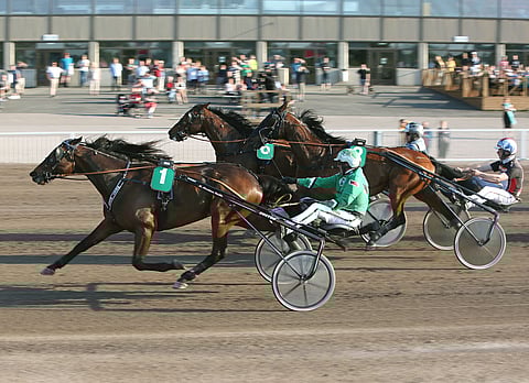 Bret Boko piti Antti Ojanperän tallin kaksikon takanaan Isokengässä.