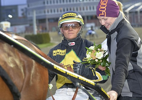 Arkistokuva Ville Nisosesta Gary Hoistin kärryillä. Kuva: Lars Jakobsson.
