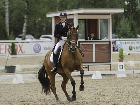 Julitrea ensimmäisissä SM:issään kaksi vuotta sitten, jolloin tulos oli hopea.