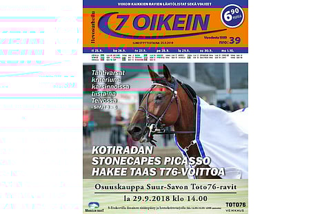 7 oikein -lehdessä kahdet jackpot-vihjeet