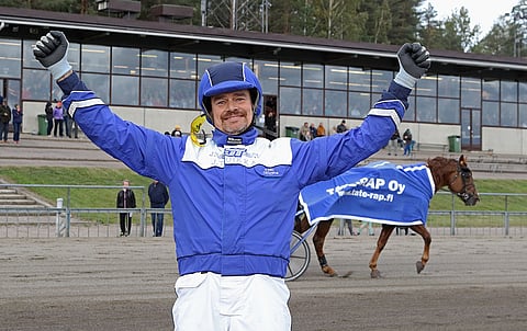 Ville Korjuksen ajo meni Lappeessa nappiin. Sitä kelpasi tuulettaa.