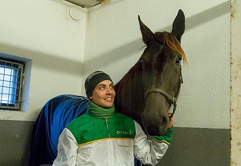 Juho Ihamuotilalla on syytä hymyyn Masterstroke Arian saadessa uusia tallikavereita.