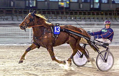 Draken kuvattuna tammikuun lopussa Vermossa Heikki Räisäsen ajamana.