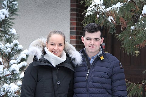 Anna-Julia Kontio ja Jens Vanderberk.