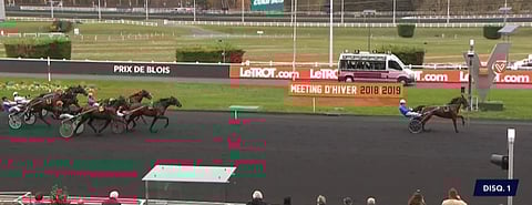 Bel Avis juoksi ylivoimaiseen voittoon. Kuva: Equidia Live