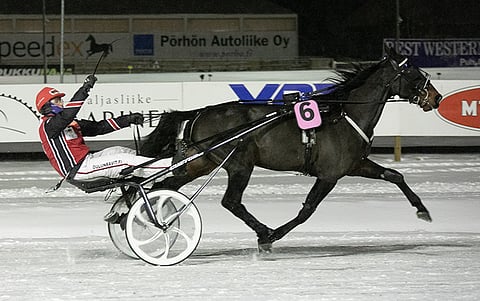 Katja Melkon tallin Cool On Photosin/Janne Soronen tyylinäyte Äimärautiolta. "Se oli se toivepaikka", Soronen sanoi kuolemanpaikkajuoksusta. Kuva: Jari Piirala.