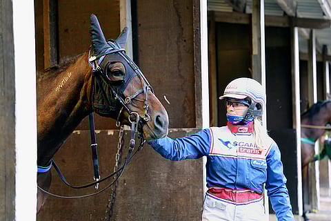Viking Grace ja Riina Rekilä valloittavat Solvallaa. Kuva: Hanna Laakso