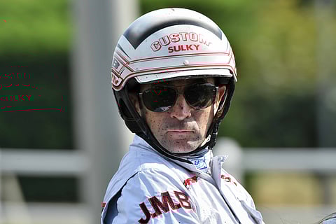 Jean Michel Bazire ajoi Looking Superbin voittoon. Kuva: HU arkisto