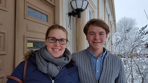 Sanna Siltakorpi ja Elmo Jankari saavat vauvan.