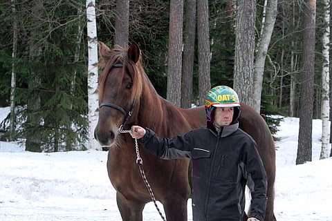 Jani Suonperän esittämä Landen Paukku merkittiin kantakirjaan. Kuva Harri Lind.