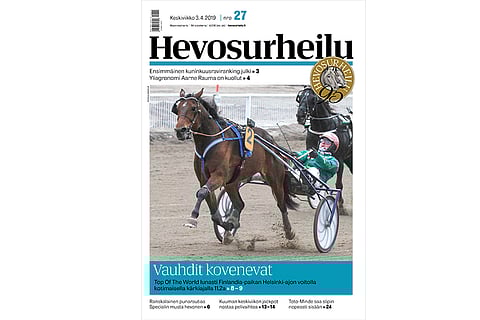 Top Of The World juoksi Helsinki-ajon ennätykseksi tuloksen 11,2a. Kannen kuva: Roosa Lindholm.