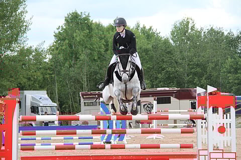 Aura Vasama ja Elud SM:ien päätöspäivänä.