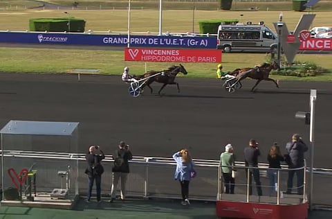 Face Time Bourbon voitti UET-karsinnan helposti. Kuva. Equidia Live