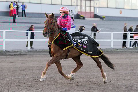 Liisa Nummi voitti viime syksynä PM-montén. Komento oli Nummen voittoisa ajokki.