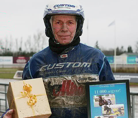 Jorma Kontio, 11 001 voittoa. Kuva: Gunilla König/stalltz.se