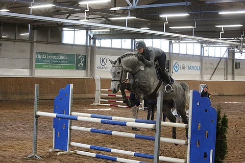 Nina Fagerström kokeili Celantusta oripäivillä 2018.