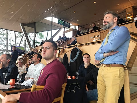 Pierre Pilarski ja Thomas Bernereau jännittävät Bold Eaglen puolesta. Pilarski omistaa osan myös Face Time Bourbonista, mutta osallistuu voittoseremonioihin vain, jos Bold voittaa.