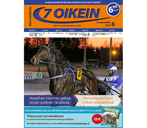 Pääradalla isompi potti sekä keskiviikkona että lauantaina