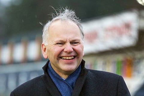 Jari Leppä kiitteli tänään kehysriihen lopputulosta. Kuva: AL