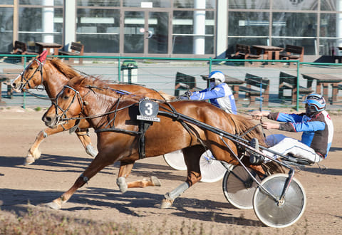 Johtopaikalla juossut Aiheen Juhannus oli kiinni voitossa kalkkiviivoille asti, mutta Jarmo Saarelan kannustama Annan ehti nippa nappa ohitse.