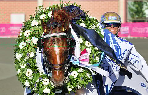 Moni Viking voitti viime vuonna Harper Hanoverin lähdön. Kuva. Anu Leppänen