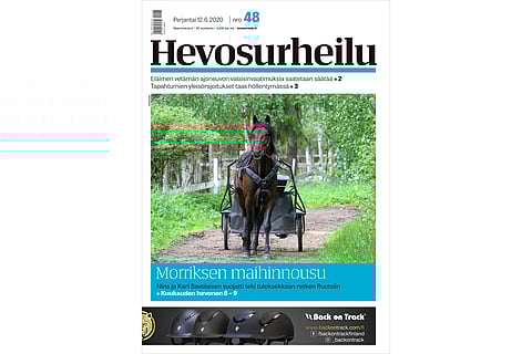 Morris pitää vastustajat kurissa. Kannen kuva: Harri Lind.