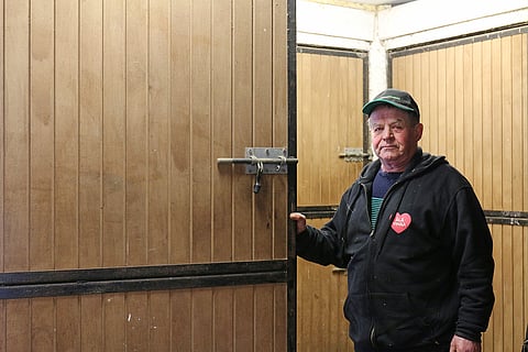 Erik Skutnabb on valmentanut hevosia Vuorimaan tilalla jo kuusitoista vuotta. Ulkopuolisia työntekijöitä tallissa ei juuri ole käytetty. Hevosurheilun arkistokuva